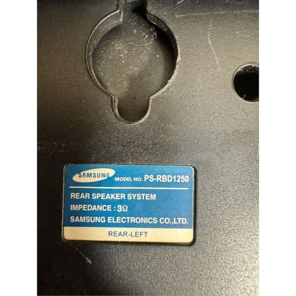 SET OF 5 Samsung Surround Sound HOME THEATER Speakers PS-RBD1250 FBD1250 CBD1250 - Picture 5 of 16